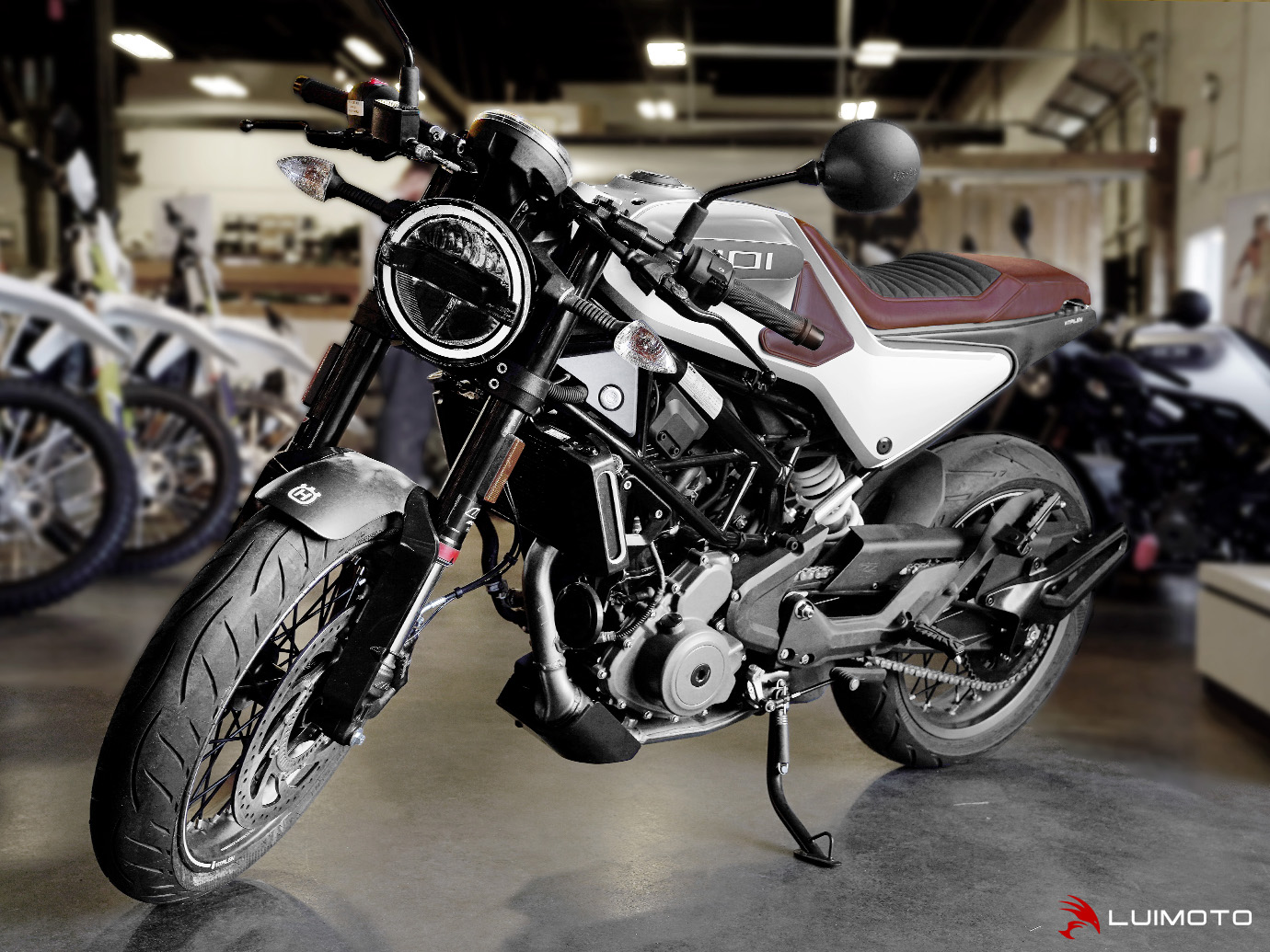 ハスクバーナスバルトピレン用LUIMOTOシートカバー(ビンテージブラウン) 20-23 Husqvarna Vitpilen 401 Rider Seat Cover (Vintage Classic